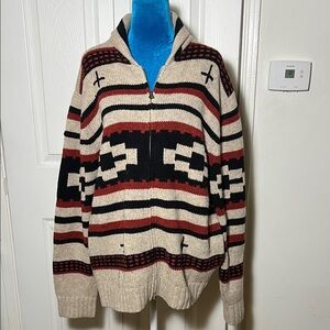 Vintage PENDLETON Chunky Cardigan Sweater Large